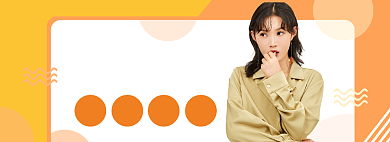 女装潮流上新海报banner模板背景