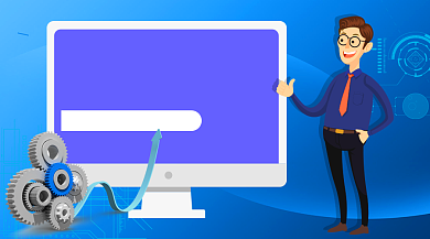 全国科技工作者日横版手机海报背景