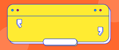 橙色简约学校成绩单公众号首图背景