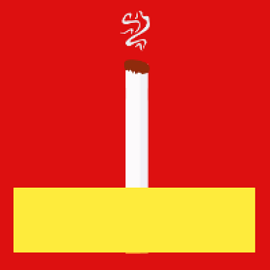 世界无烟日简约插画公众号次图背景