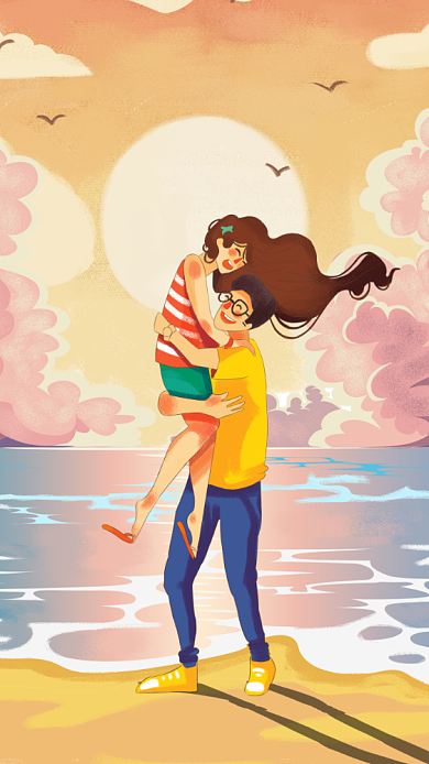 五月你好手机海报背景