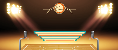 篮球社团招新公众号首图背景