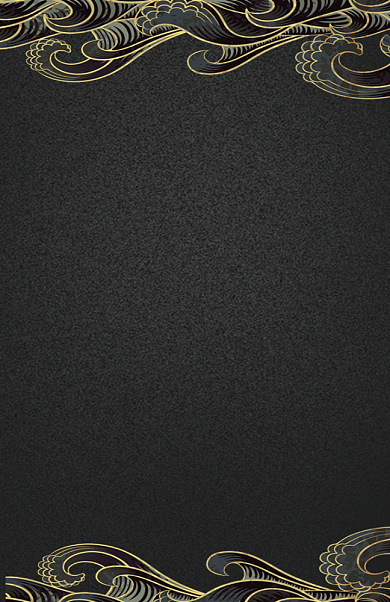 金黑色中国风工作证背景