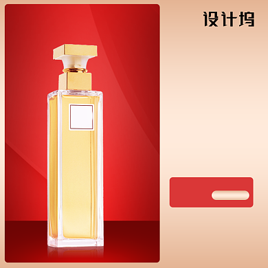 红金色美妆护肤品香水特卖节活动主图背景