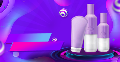 清新简约618狂欢盛典化妆品气垫淘宝背景