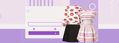 春季女装海报banner背景