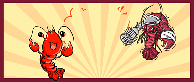 热点小龙虾和大龙虾哪个更好吃背景