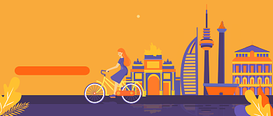 安全出游保险出国旅游公众号首图背景