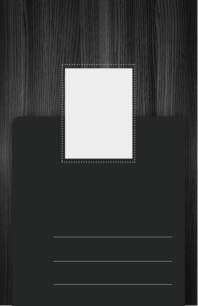 黑色简约工作证模板背景