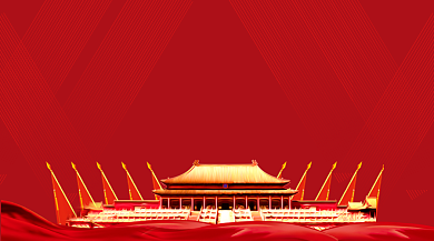 八一建军节红色中国风手机横图背景