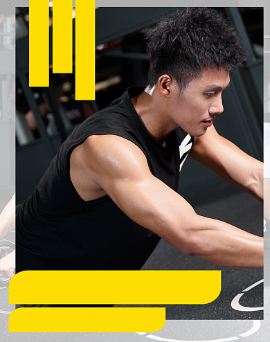 时尚健身运动男装海报背景