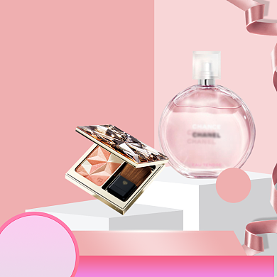 春季美妆直通车模板背景