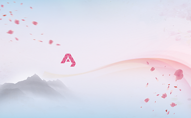 手绘中国风名片模板背景