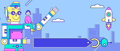 童年时光机器人带你回到小时候公众号背景