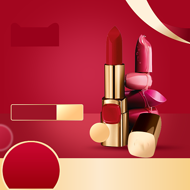 美妆春季上新直通车背景