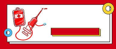 世界献血者日红色卡通新媒体配图背景