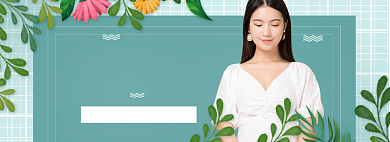 女装上新海报banner模板背景