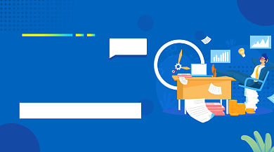 求职攻略手绘插画手机横图背景