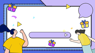 618年中盛典几何简约手机横图背景