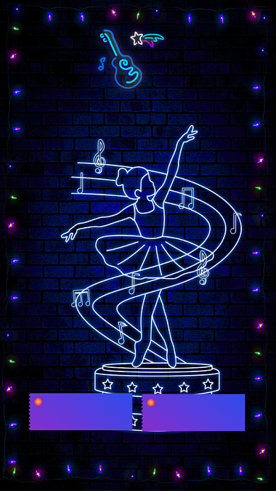 国际踢踏舞节报名教育舞蹈优惠手机海报背景