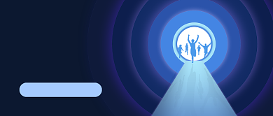 蓝色创意毕业季校招公众号首图背景