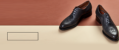 春季精选促销皮鞋公众号首图背景