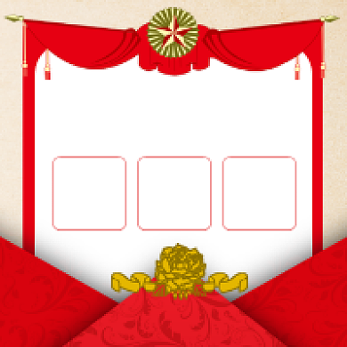 我心向党建党节复古怀旧公众号次图背景