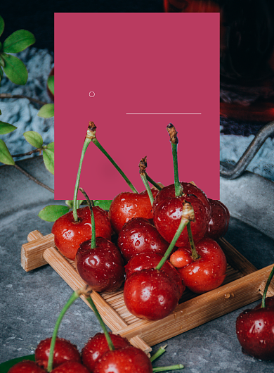 水果樱桃促销海报背景
