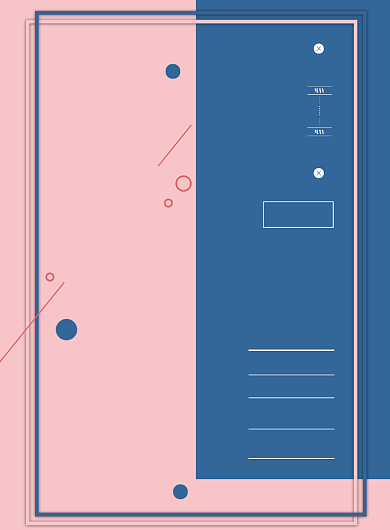 珊瑚橘经典蓝双色五月会员海报背景