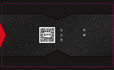 黑色时尚酷炫名片背景