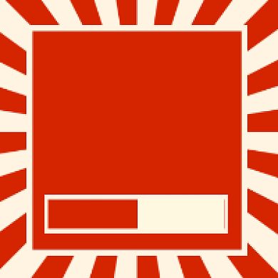 摆摊暴富几何简约公众号次图背景