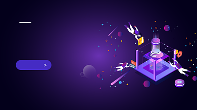 5G智能科技炫彩插画手机横图背景