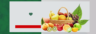 夏季水果食品促销特惠banner背景