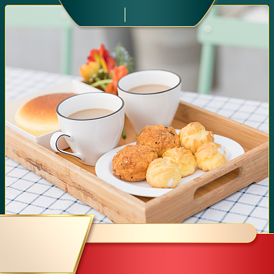 盛夏下午茶饿了么套餐甜点主图背景