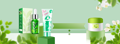 春季美妆海报banner模板背景