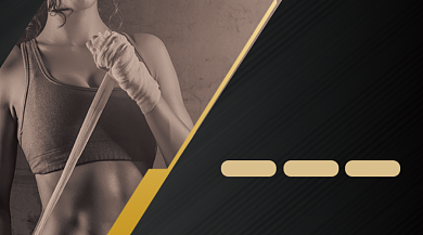 健身会所促销大气简约手机横图背景