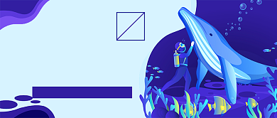 世界环境日保护海洋新媒体配图背景