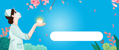 创意插画五月你好月初问候公众号首图背景