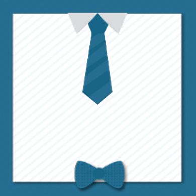 感恩父亲节简约插画公众号次图背景