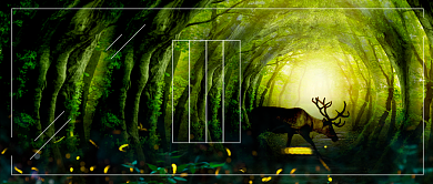 早安问候森系公众号首图背景