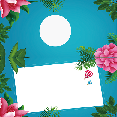 蓝色创意个性简约父亲节贺卡设计模板背景