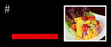 健康素食日沙拉推荐新媒体配图背景