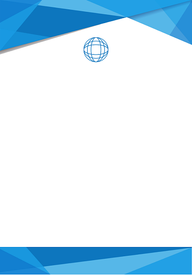 蓝色简约新生录取通知书宣传海报背景