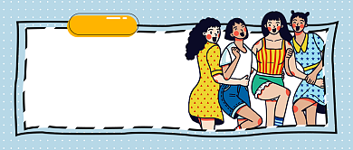 综艺女团娱乐八卦公众号首图背景