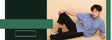 618大促男装海报banner模板背景