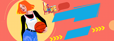 运动器材淘宝电商banner图背景