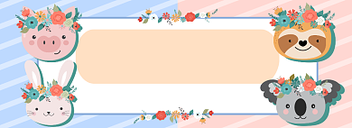 毛绒玩具电商淘宝banner图背景