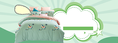 春季家装海报banner背景