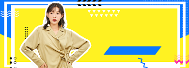 夏日618女装大促返场电商直播海报背景