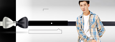 男装上新海报banner模版背景